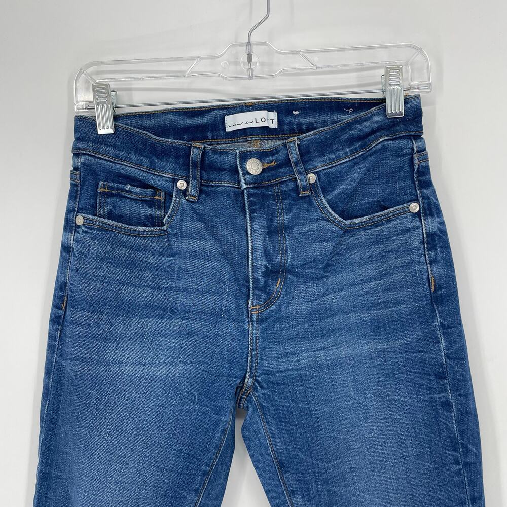 Loft Mid Rise Boot Jean Size 25 - Picture 3 of 8